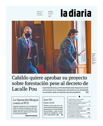 Tapa de la diaria del martes 14 de diciembre de 2021