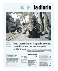 Tapa de la diaria del jueves 12 de septiembre de 2024