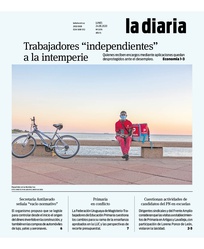 Tapa de la diaria del lunes 24 de agosto de 2020