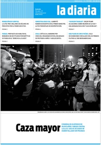 Tapa de la diaria del jueves 13 de julio de 2017
