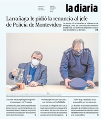 Tapa de la diaria del martes 27 de octubre de 2020