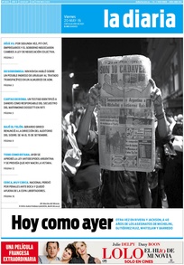 Tapa de la diaria del viernes 20 de mayo de 2016