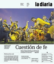 Tapa de la diaria del lunes 12 de noviembre de 2018
