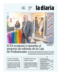 Tapa de la diaria del miércoles 27 de septiembre de 2023