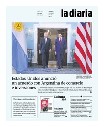 Tapa de la diaria del viernes 14 de noviembre de 2025