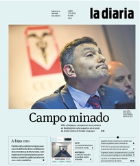 Tapa de la diaria del lunes 27 de enero de 2020