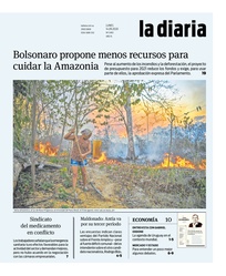 Tapa de la diaria del lunes 14 de septiembre de 2020