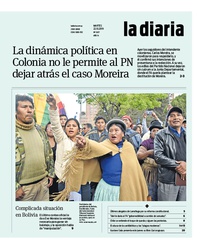 Tapa de la diaria del martes 22 de octubre de 2019