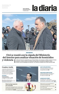 Tapa de la diaria del sábado 25 de julio de 2026