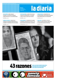 Tapa de la diaria del martes 18 de noviembre de 2014