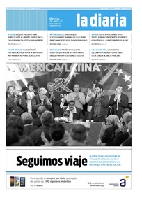 Tapa de la diaria del miércoles 8 de mayo de 2013