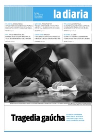 Tapa de la diaria del lunes 28 de enero de 2013