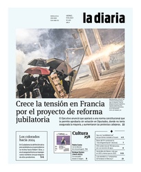 Tapa de la diaria del viernes 17 de marzo de 2023