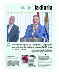 Tapa de la diaria del lunes 19 de enero de 2026