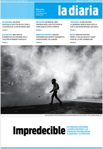 Tapa de la diaria del miércoles 31 de mayo de 2017