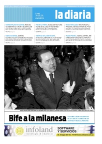 Tapa de la diaria del lunes 14 de diciembre de 2009