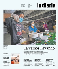 Tapa de la diaria del lunes 30 de marzo de 2020
