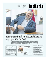 Tapa de la diaria del miércoles 17 de abril de 2024