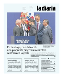 Tapa de la diaria del martes 22 de julio de 2025