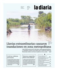 Tapa de la diaria del martes 18 de enero de 2022