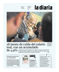 Tapa de la diaria del miércoles 10 de agosto de 2022