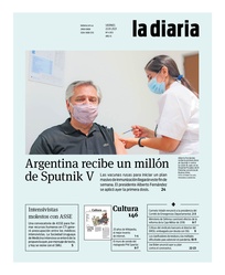 Tapa de la diaria del viernes 22 de enero de 2021