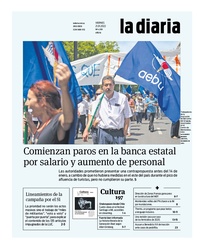 Tapa de la diaria del viernes 21 de enero de 2022