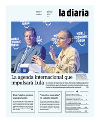 Tapa de la diaria del miércoles 18 de enero de 2023