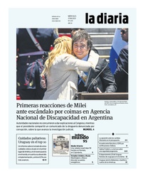 Tapa de la diaria del miércoles 27 de agosto de 2025