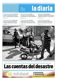 Tapa de la diaria del lunes 25 de enero de 2010