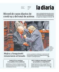 Tapa de la diaria del miércoles 21 de octubre de 2020