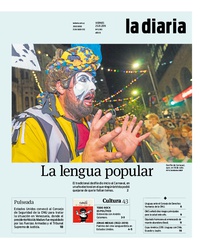 Tapa de la diaria del viernes 25 de enero de 2019