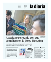 Tapa de la diaria del miércoles 28 de septiembre de 2022