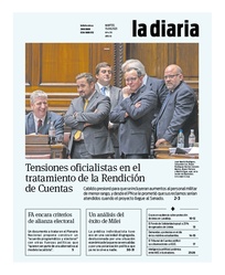 Tapa de la diaria del martes 15 de agosto de 2023