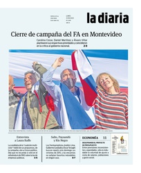 Tapa de la diaria del lunes 21 de septiembre de 2020