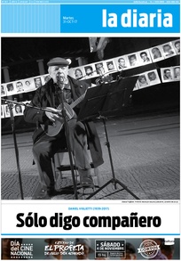 Tapa de la diaria del martes 31 de octubre de 2017