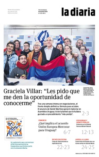 Tapa de la diaria del sábado 6 de julio de 2019