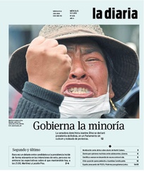 Tapa de la diaria del miércoles 13 de noviembre de 2019