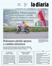 Tapa de la diaria del martes 30 de marzo de 2021