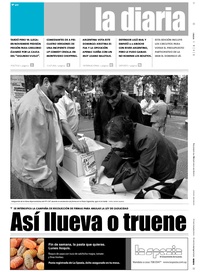 Tapa de la diaria del viernes 26 de octubre de 2007