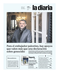 Tapa de la diaria del lunes 13 de julio de 2026