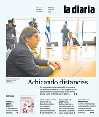 Tapa de la diaria del miércoles 1 de abril de 2020