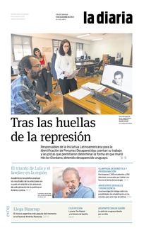 Tapa de la diaria del sábado 5 de noviembre de 2022