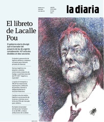 Tapa de la diaria del jueves 23 de enero de 2020
