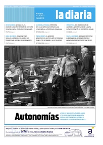 Tapa de la diaria del miércoles 14 de noviembre de 2012