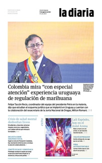 Tapa de la diaria del sábado 13 de agosto de 2022