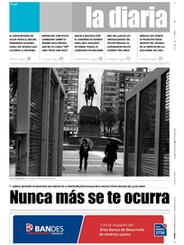 Tapa de la diaria del lunes 4 de junio de 2007