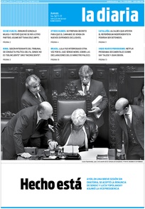 Tapa de la diaria del jueves 14 de septiembre de 2017