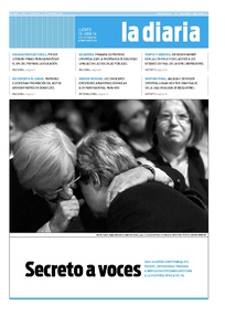 Tapa de la diaria del jueves 10 de abril de 2014