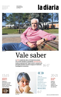 Tapa de la diaria del sábado 5 de agosto de 2017